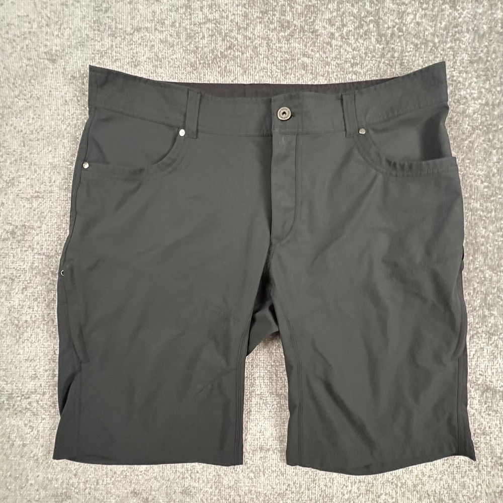KUHL Silencr Kargo Short Mens 40 Black Reflex Softshell Hiking 5230 4351